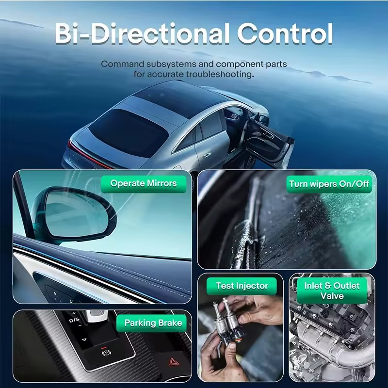 2026 Launch Crp919 EV OBD2 Scanner with 7 Inch Screen All System Diagnostic Electric Car Diagnostic Tool for New Energy Car