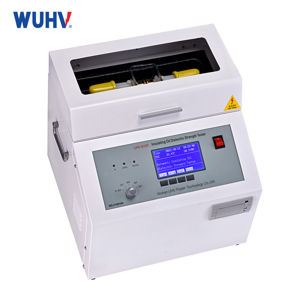 UHV-680 Transformer 100 Kv Oil Dielectric Breakdown Automatic Insulated Oil Dielectric Strength Tester Oil Analysis Equipment