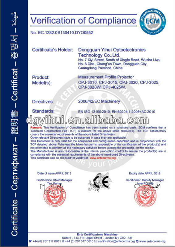 Certificate 1