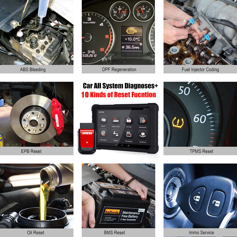 Ancel X6 Ten Reset Functions Details