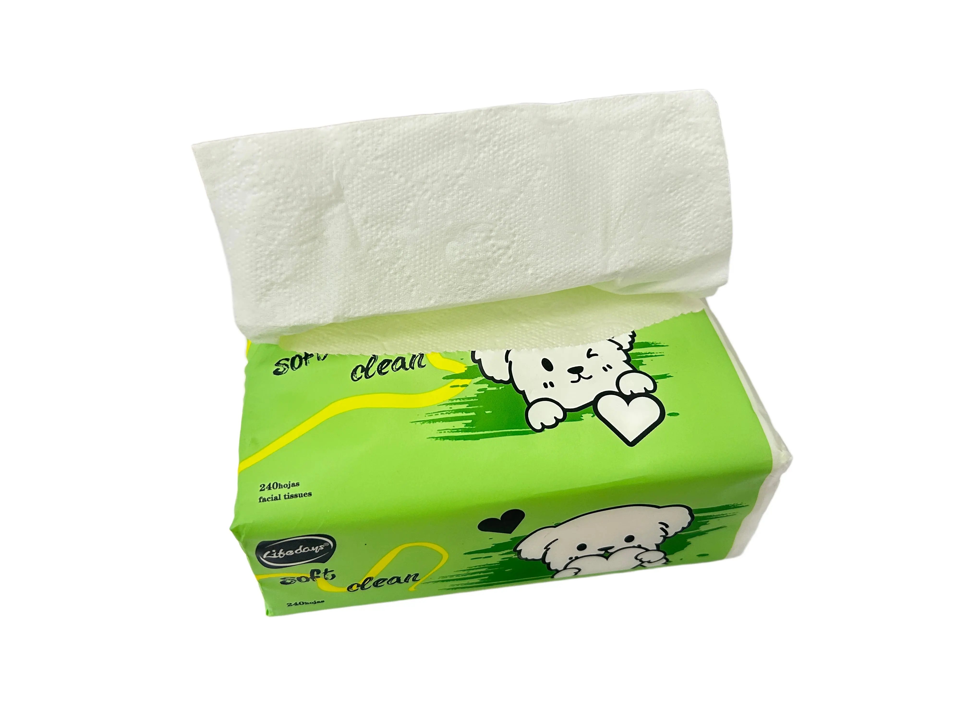 OEM 2-Ply Embossed Soft Facial Tissues Customizable Packaging for Home & Business Product, Exporter