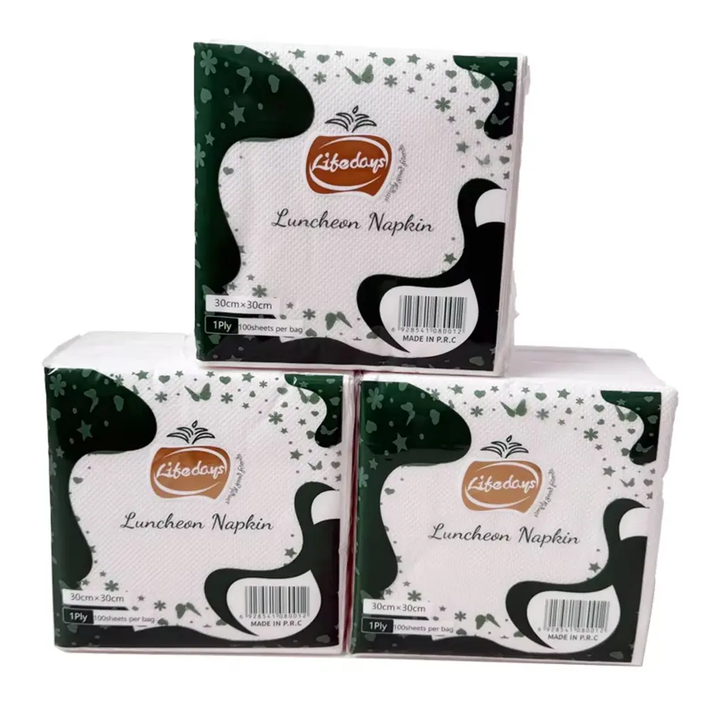 ODM Eco-Friendly Virgin Wood Pulp 1-Ply Embossed Napkins | China Suppliers & Factory Quality Earth-Friendly Tableware Product, Factories