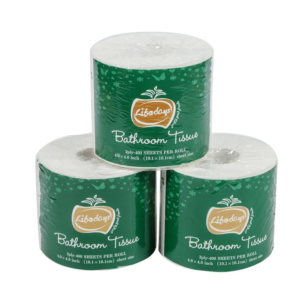 Wholesale Eco-friendly White Toilet Paper Premium Virgin Wood Pulp Supplier, Factory