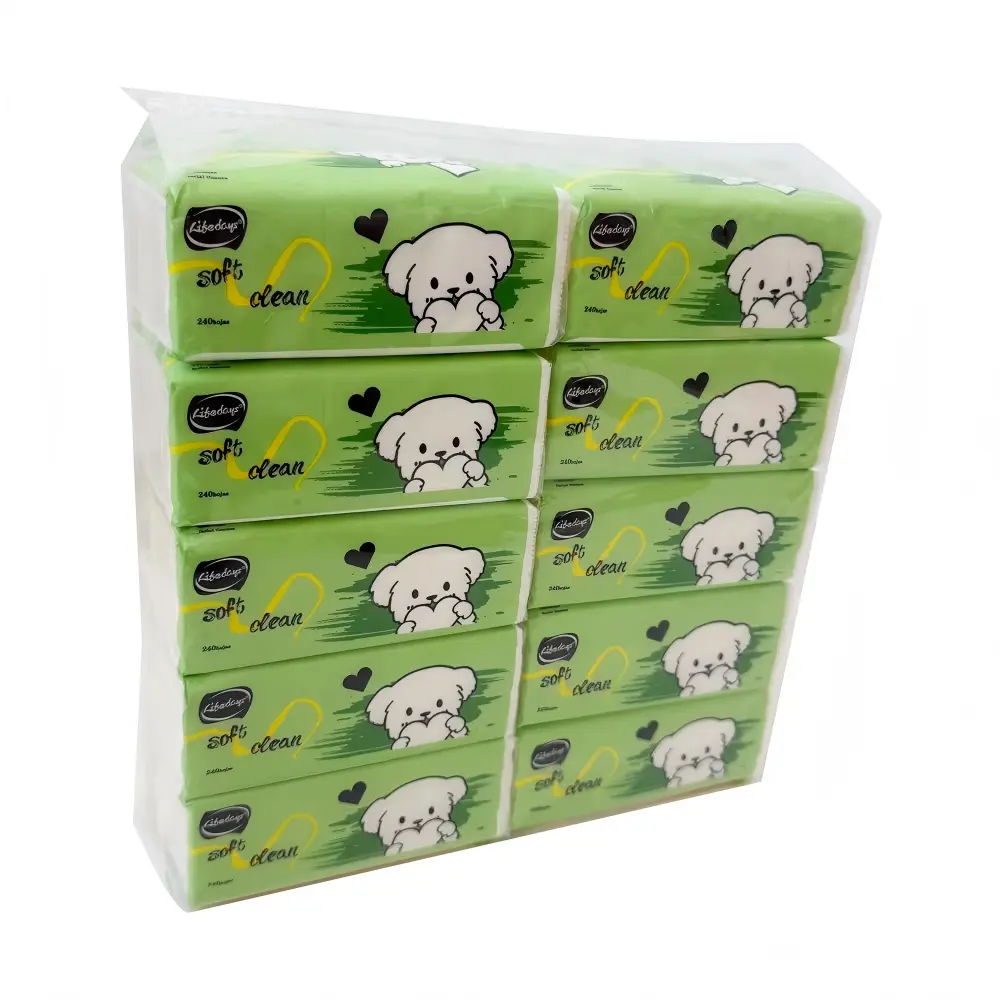 OEM 2-Ply Embossed Soft Facial Tissues Customizable Packaging for Home & Business Product, Exporter