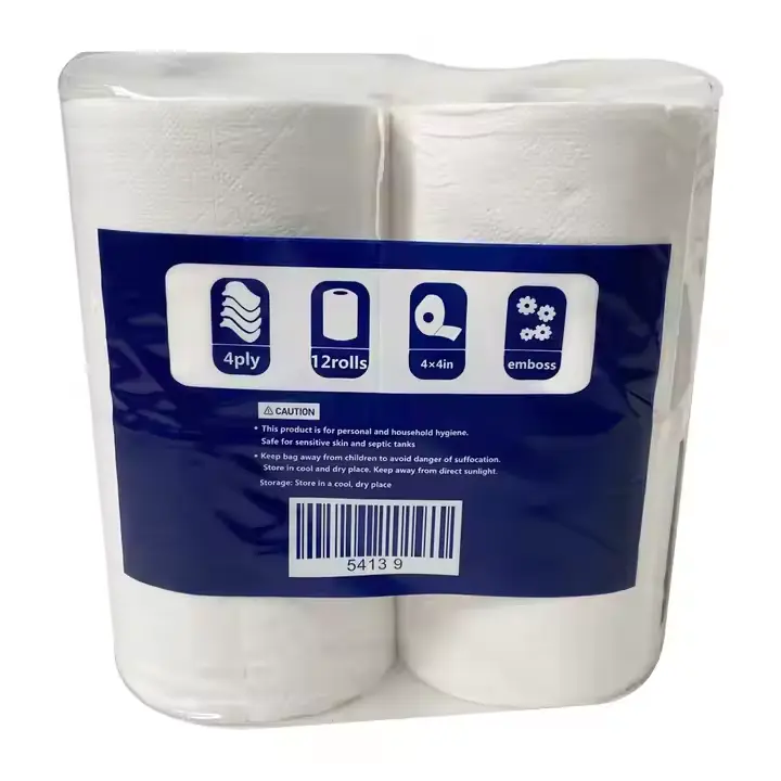 ODM Ultra Soft & Thick 4-Ply White Toilet Paper Roll 10×10cm – Ideal for Daily Hygiene Manufacturer, Manufacturers