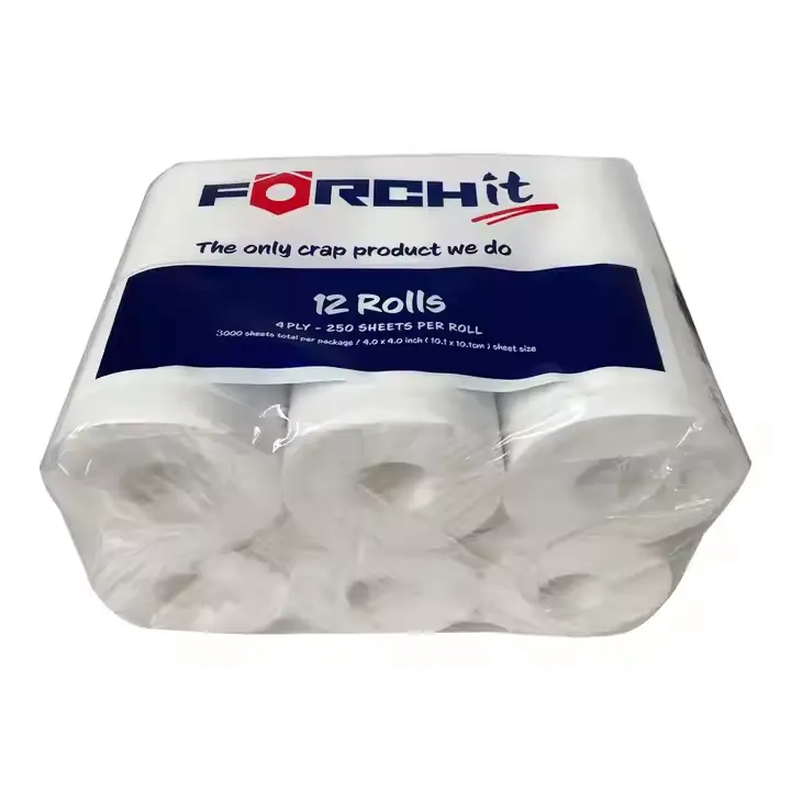 ODM Ultra Soft & Thick 4-Ply White Toilet Paper Roll 10×10cm – Ideal for Daily Hygiene Manufacturer, Manufacturers