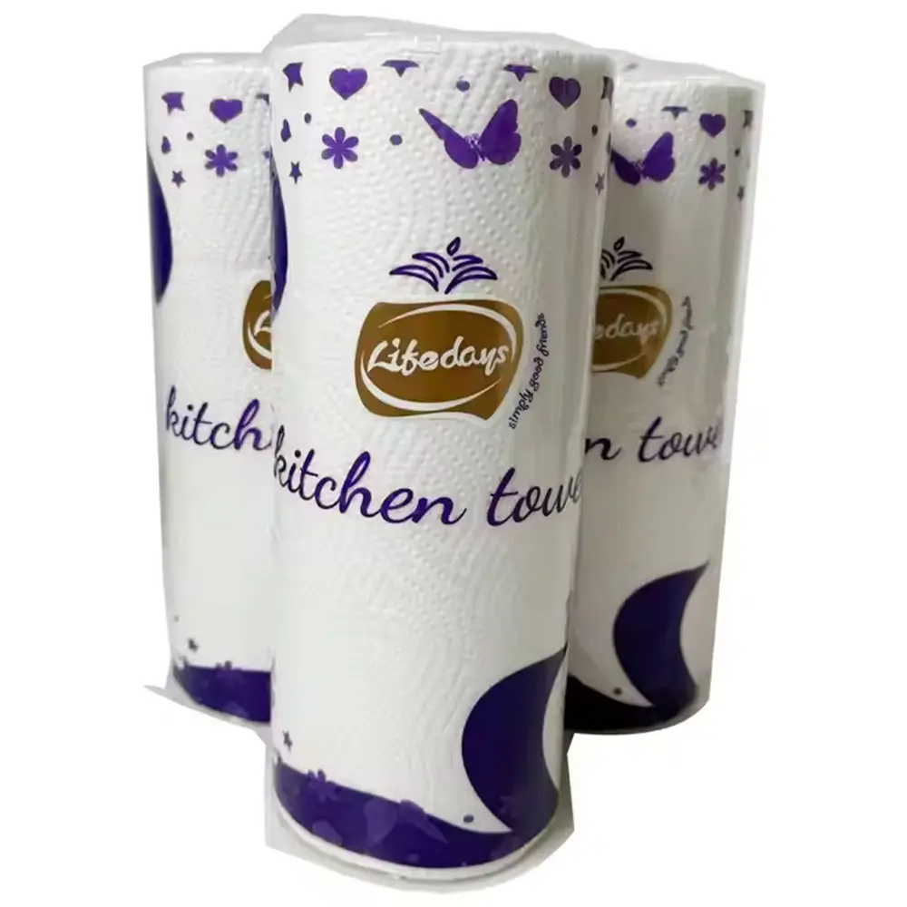 China Wholesale 2-Ply Eco-Friendly White Kitchen Towel Paper Manufacturer, Manufacturers