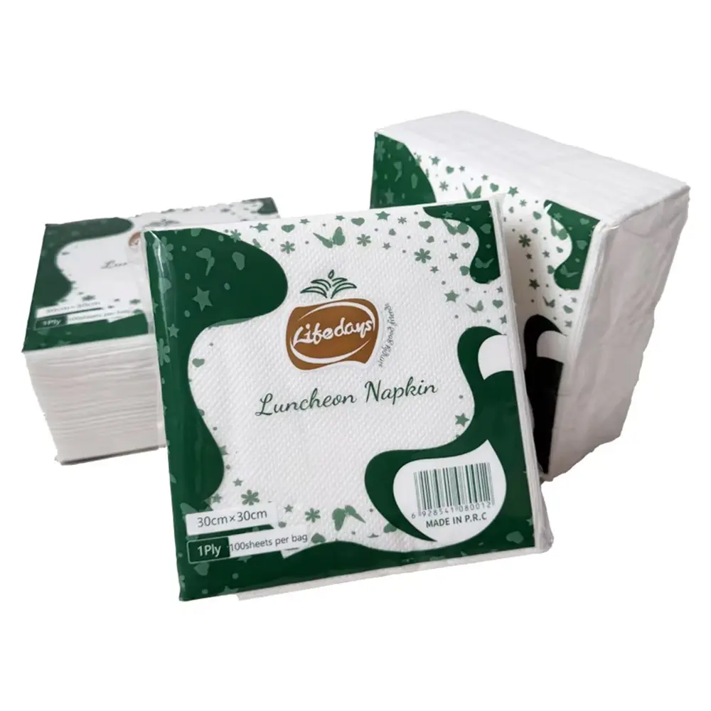 ODM Eco-Friendly Virgin Wood Pulp 1-Ply Embossed Napkins | China Suppliers & Factory Quality Earth-Friendly Tableware Product, Factories