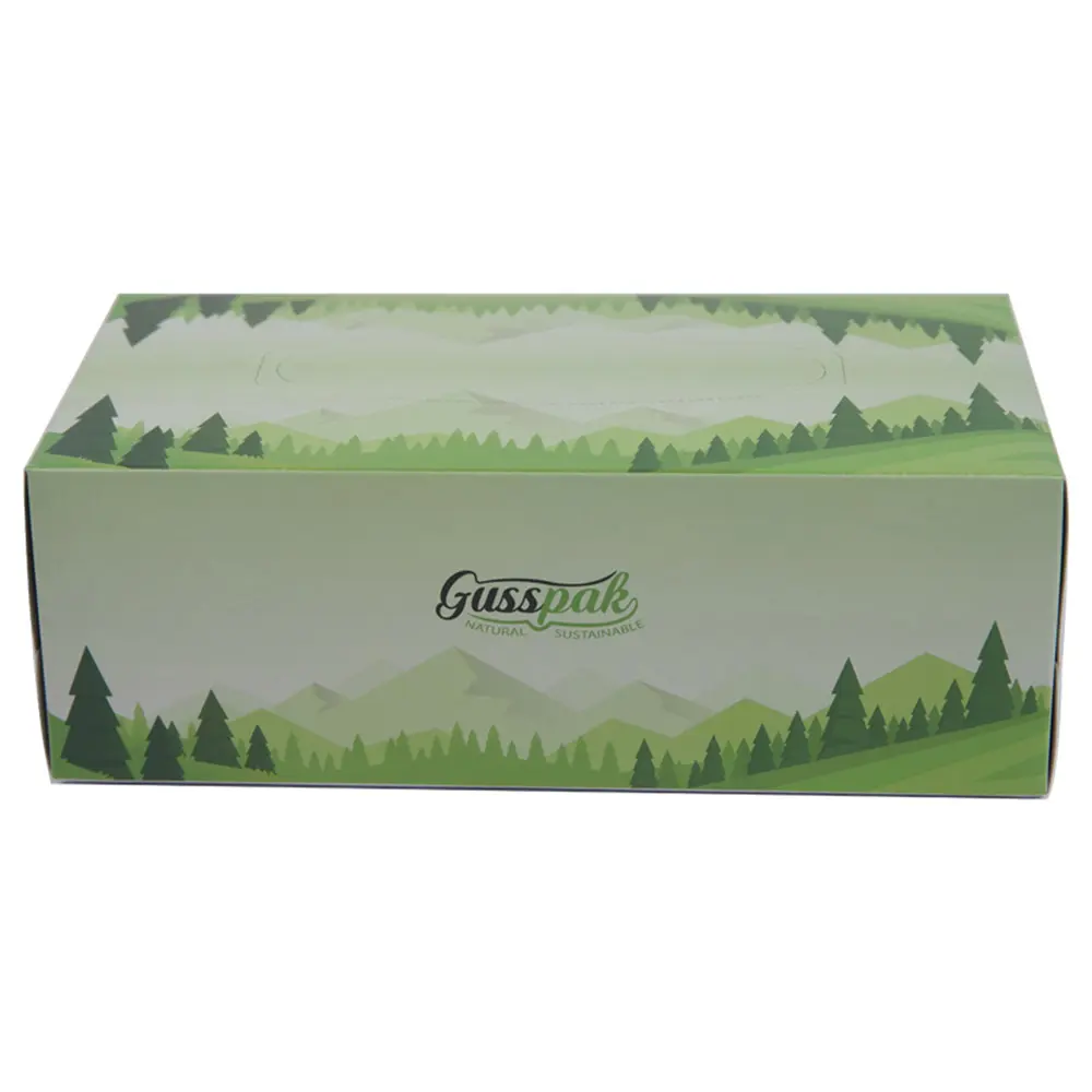 Wholesale Hot Sale Factory Price Wholesale Eco friendly Facial Tissue Box Manufacturer, Factory