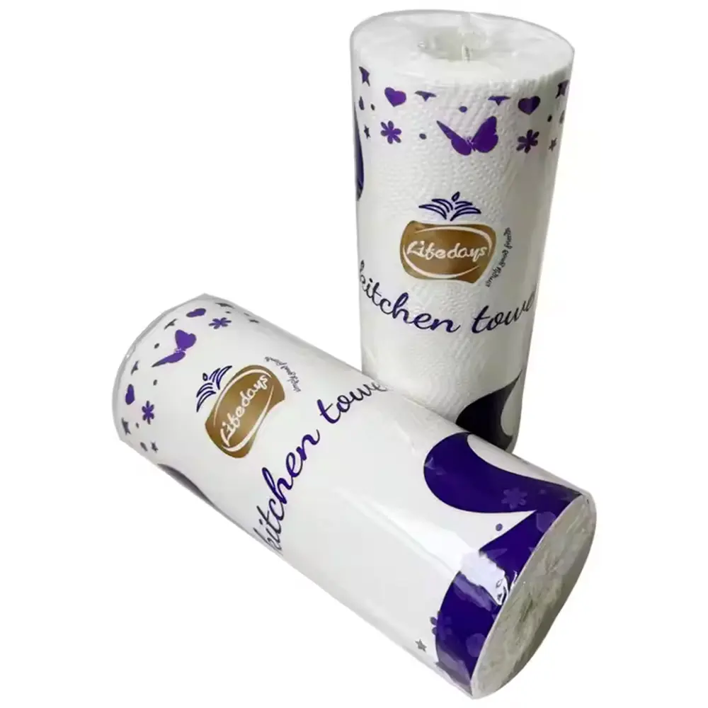 China Wholesale 2-Ply Eco-Friendly White Kitchen Towel Paper Manufacturer, Manufacturers
