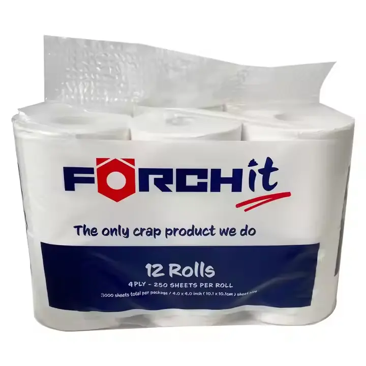 ODM Ultra Soft & Thick 4-Ply White Toilet Paper Roll 10×10cm – Ideal for Daily Hygiene Manufacturer, Manufacturers