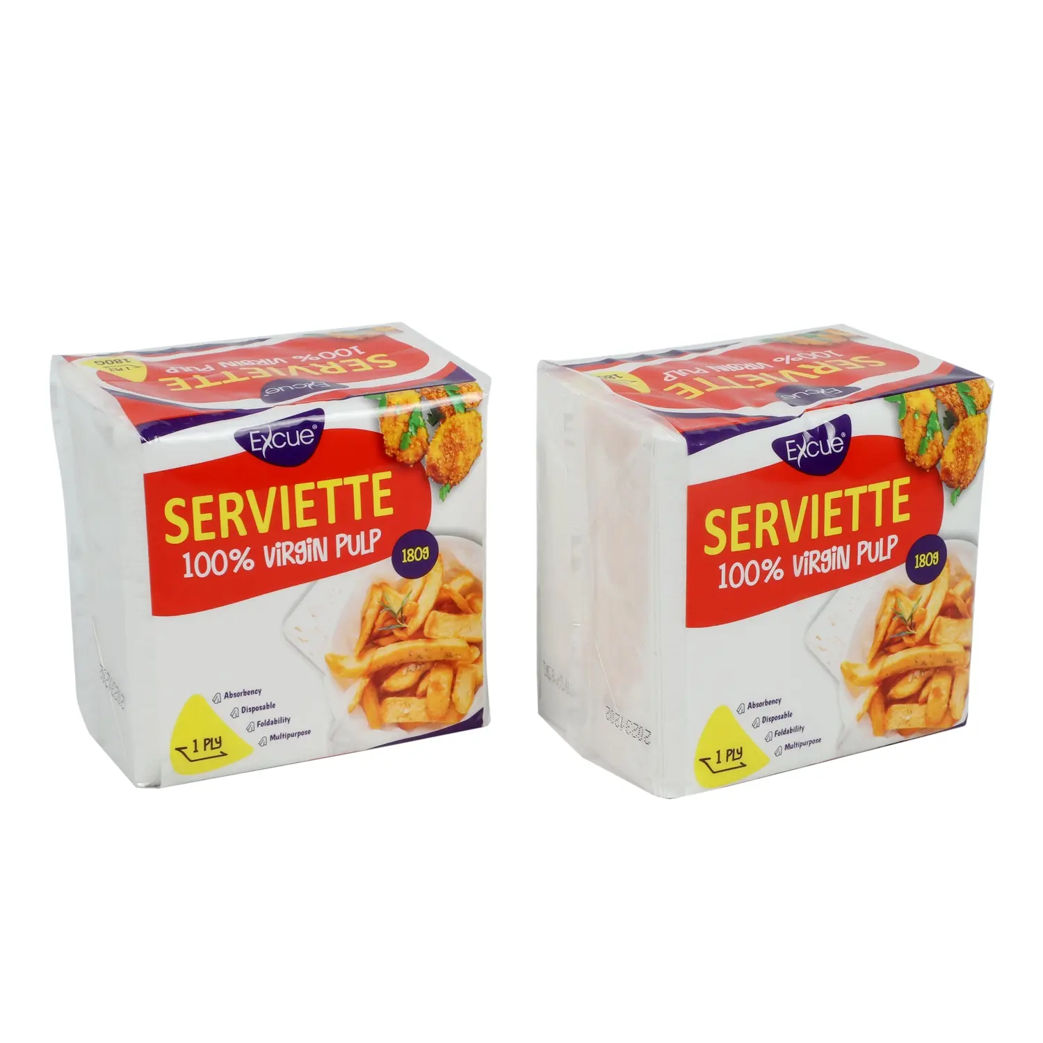 OEM High Quality 1-Ply 1/4 Fold Embossed Dinner Napkins or Restaurants Manufacturer, Factories