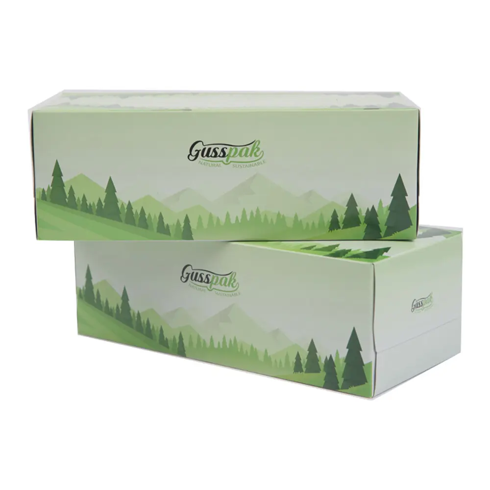 Wholesale Hot Sale Factory Price Wholesale Eco friendly Facial Tissue Box Manufacturer, Factory