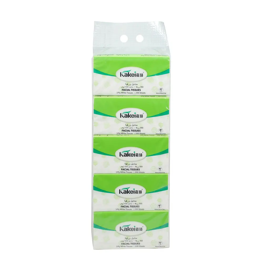 ODM High Quality Comfortable3-Ply Facial Paper Tissue for Home Use Product, Exporter