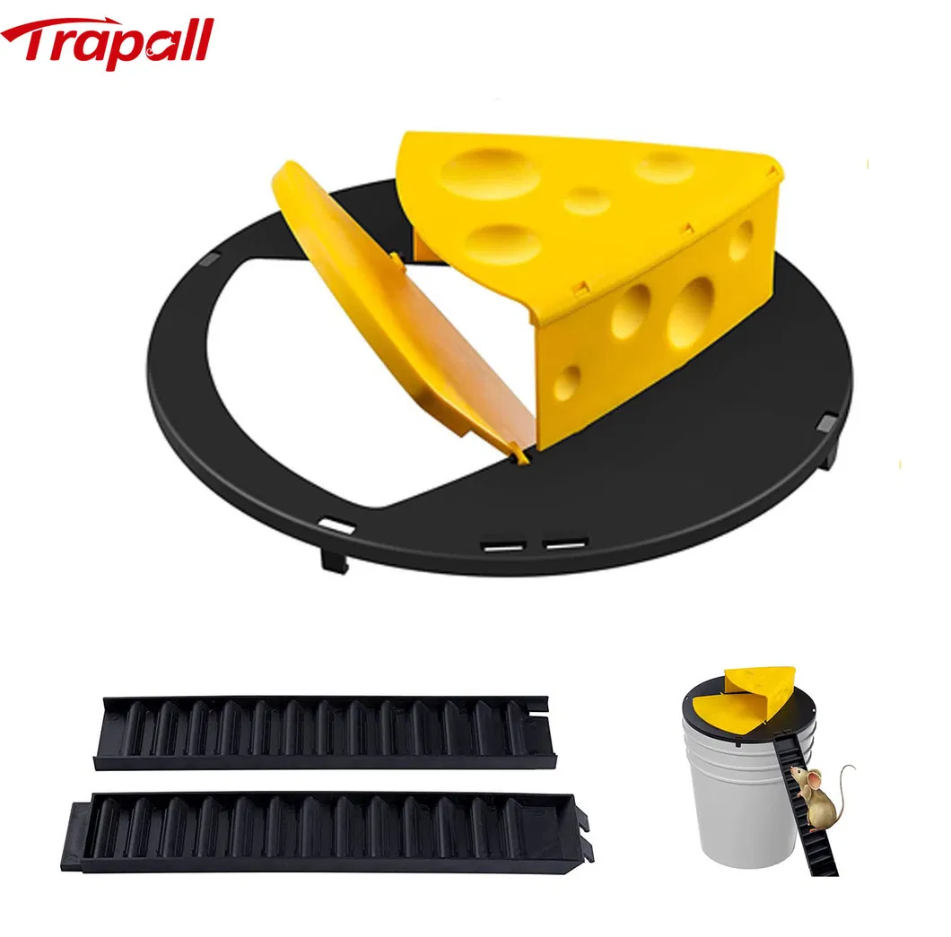 Flip Bucket Lid Mouse Trap