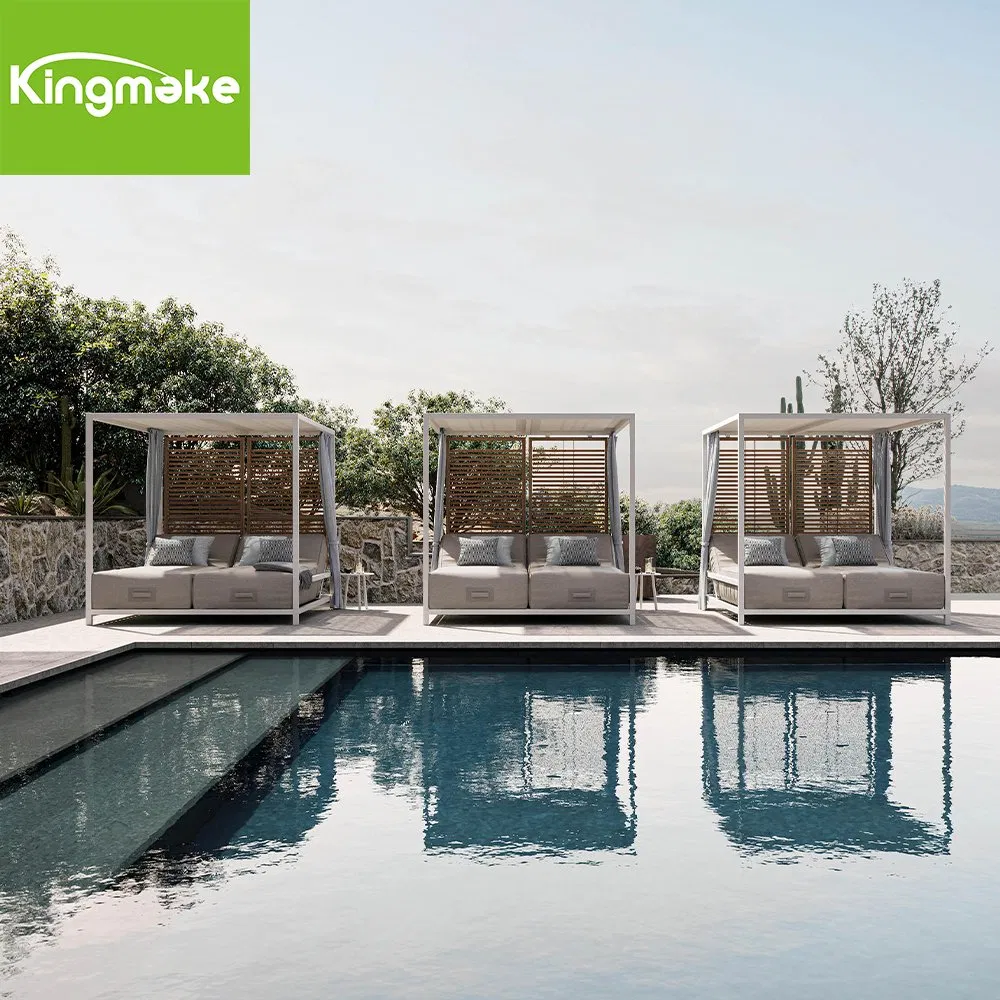 Elegant Two-Person Outdoor Daybed for Relaxation and Leisure