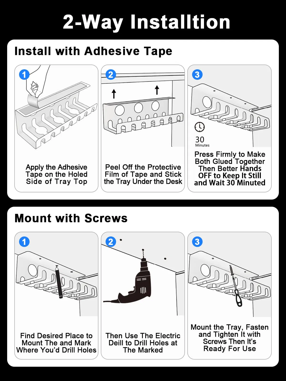 Cable Tidy Organizer