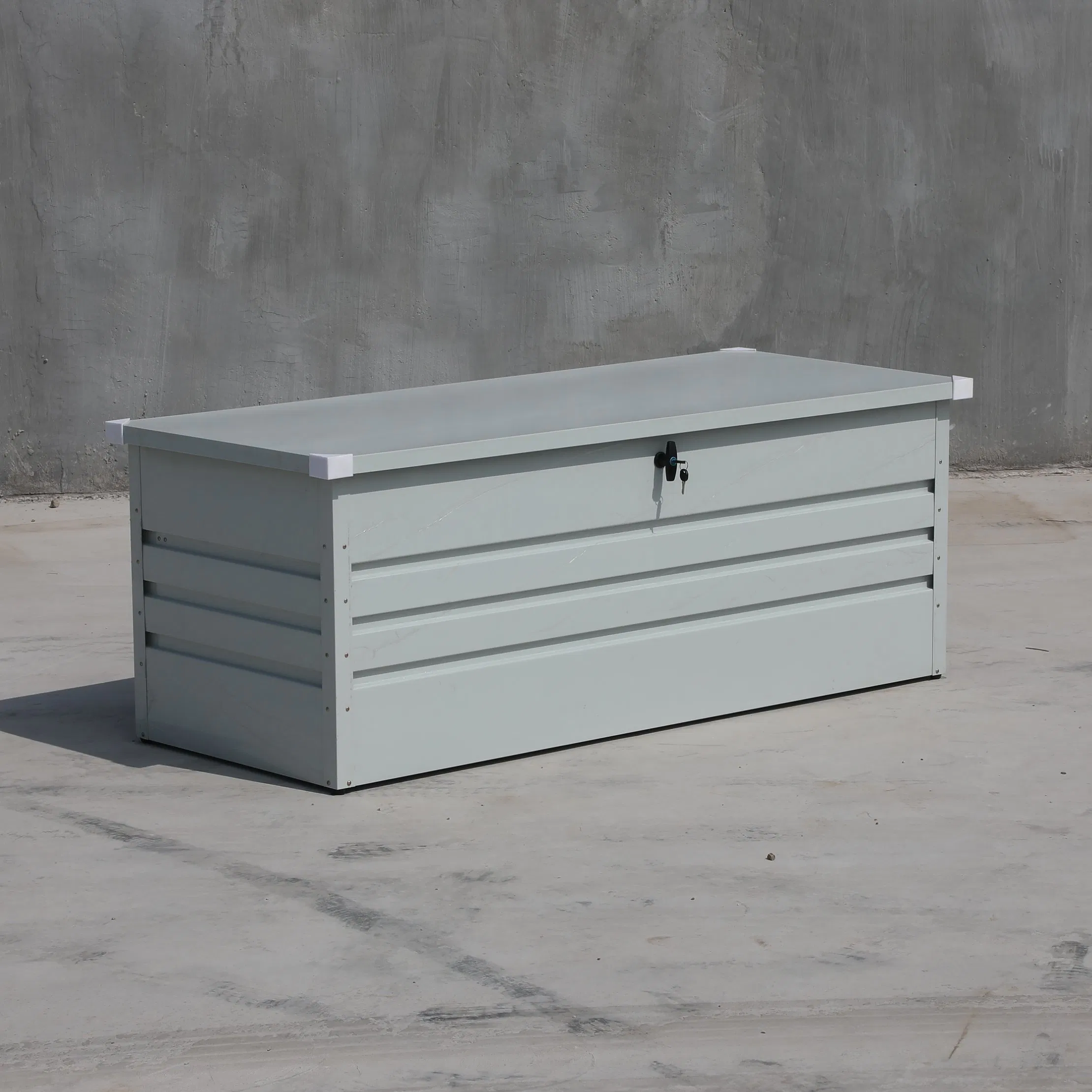 Huiding Waterproof Outdoor Storage Box Outside Garden Storage Bench 400L/600L