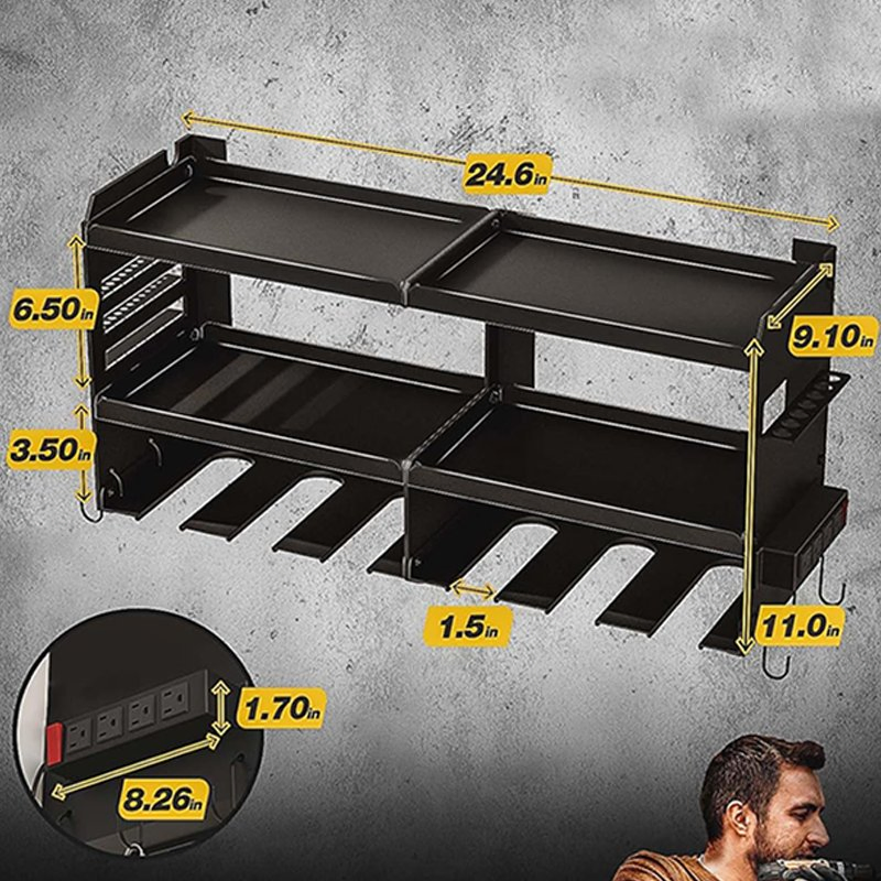 Welcome to Inquiry Price Power Tool Wall Organizer Storage Rack Garden Tool Organizer Drill Holder Wall Mount Garage Tool Storage Organizer
