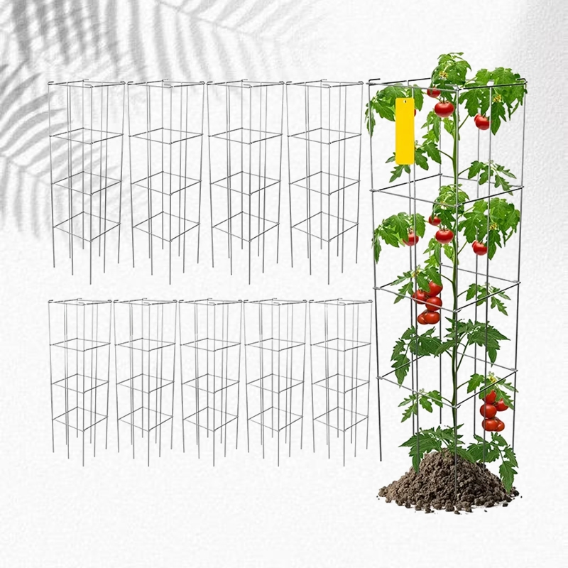 Sturdy Tomato Plant Support Frame with Garden Support and Vertical Support for Vegetable Plants and Outdoor Use
