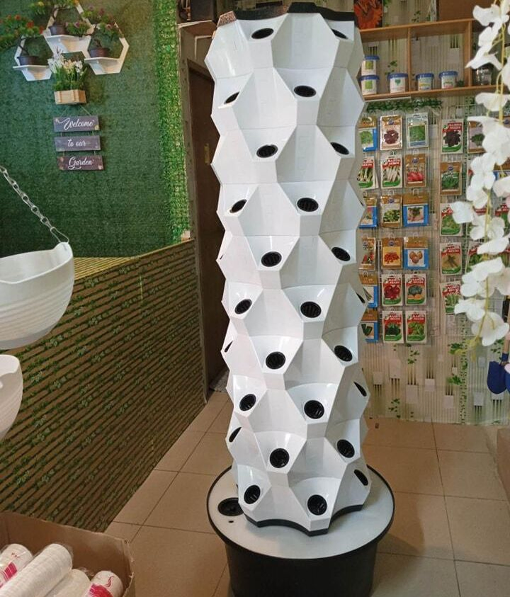 10layers 60plants Home Garden Family Indoor Hydroponic Tower Kit