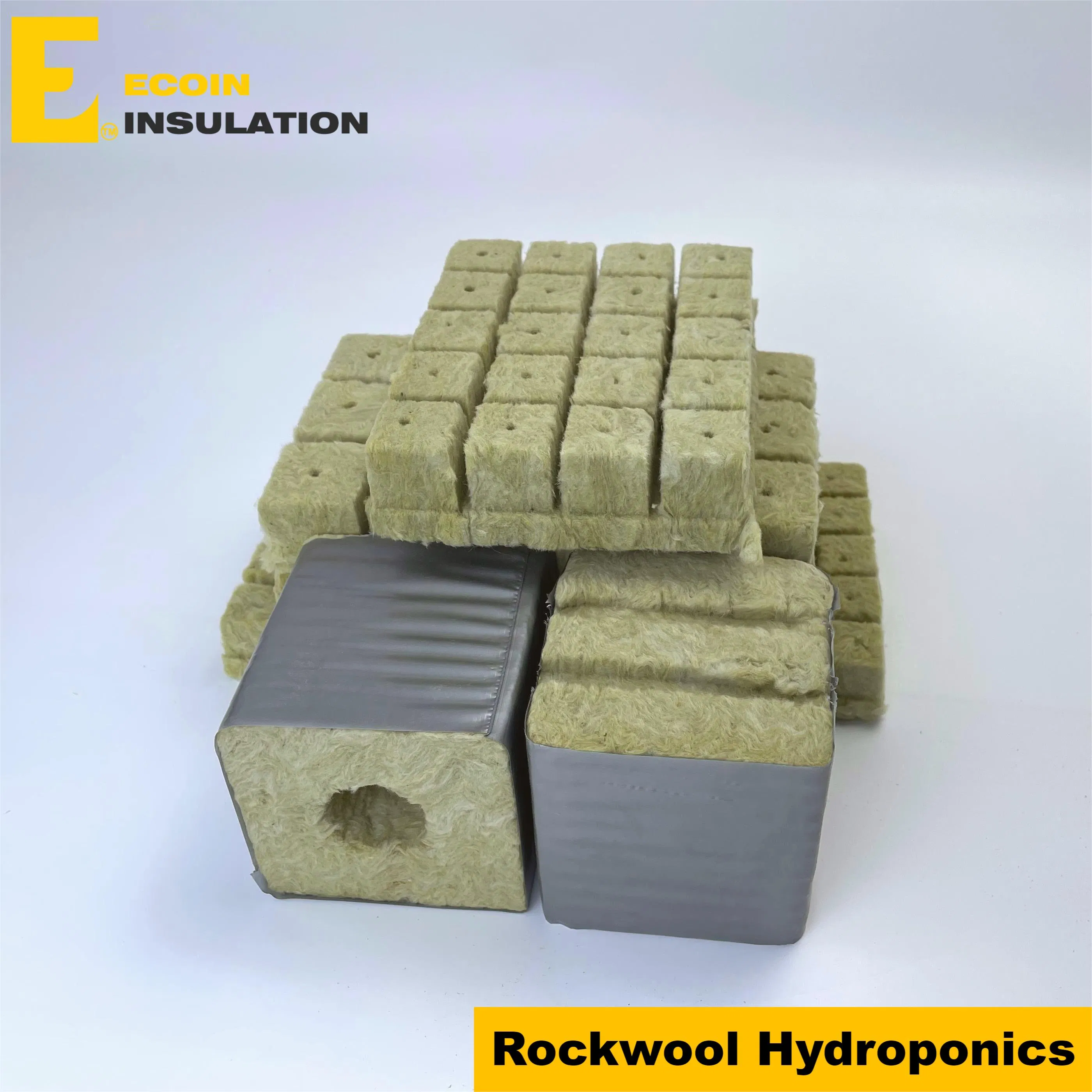 Mineral Wool Cubes Stone Wool Starter Grow Cubes for Cuttings, Cloning, Plant Propagation, Seed Starting