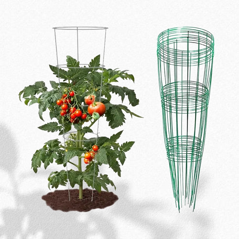 Durable Outdoor Garden Plant Support Frame with Adjustable Height Support and Additional Support for Tall Plants