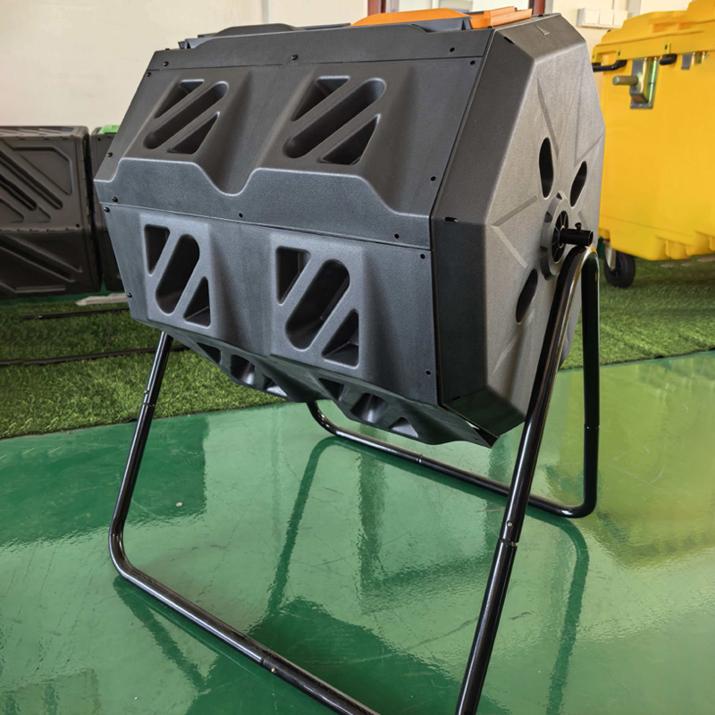 2026 New Design Large Square Weatherproof Garden Outdoor Wholesale Plastic Composting Bin for Kitchen Waste