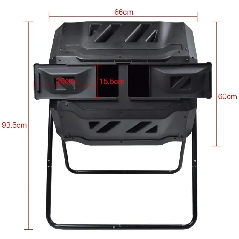 Outdoor Garden Pot Mover Waste Bin 4