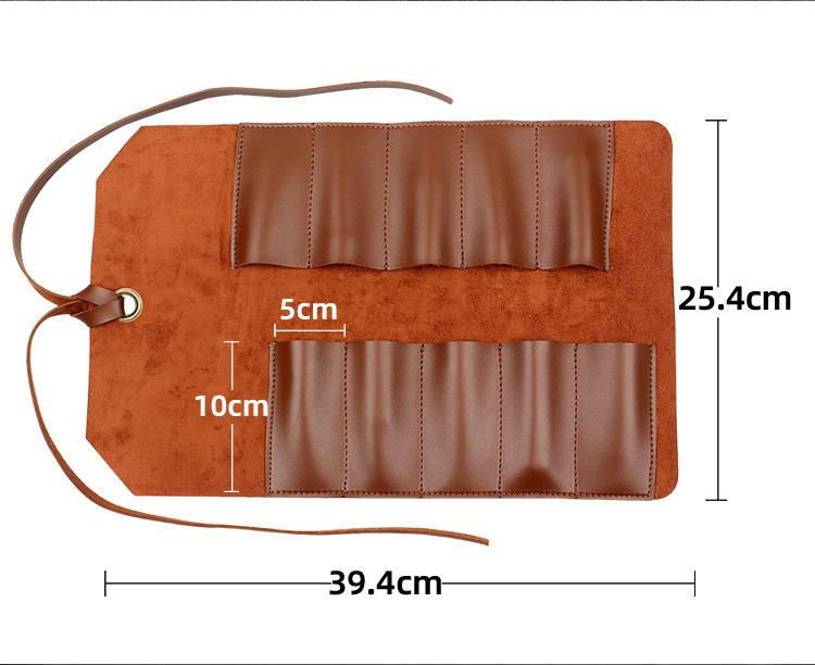 Wholesale Heavy Duty Portable Multi Pocket Garden Hardware Tools Pouch Custom Leather Organizer Electrician Rolling Tool Bags