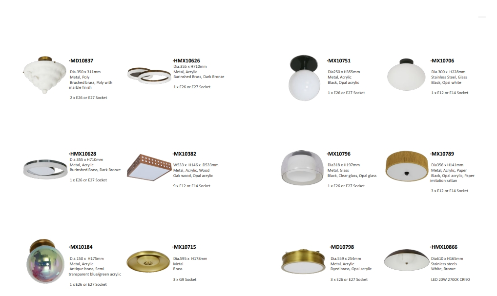 Indoor Lightings Outdoor Lightings Pendant Chandelier Decorative Lightings Customized Lightings