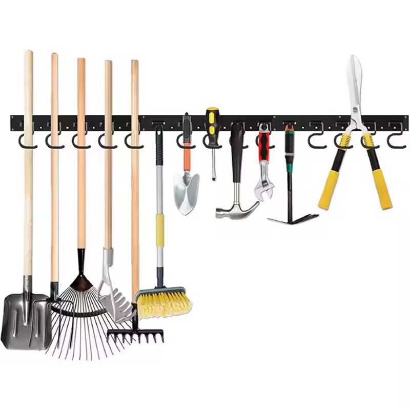 Warehouse Wall Mount Yard Tool Organizer Garage Metal Wall Garden Equipment Garage Tool Organizer Garage Organizer