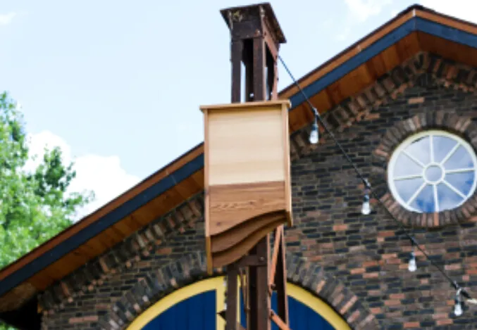 Outdoor Wooden Bat House View 6