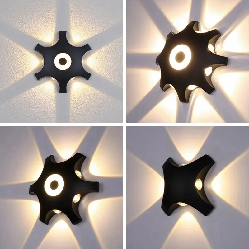 Wholesale Modern LED Home Night Outdoor Wall Lamps Fixture IP65 up Down Garden Lights Lighting