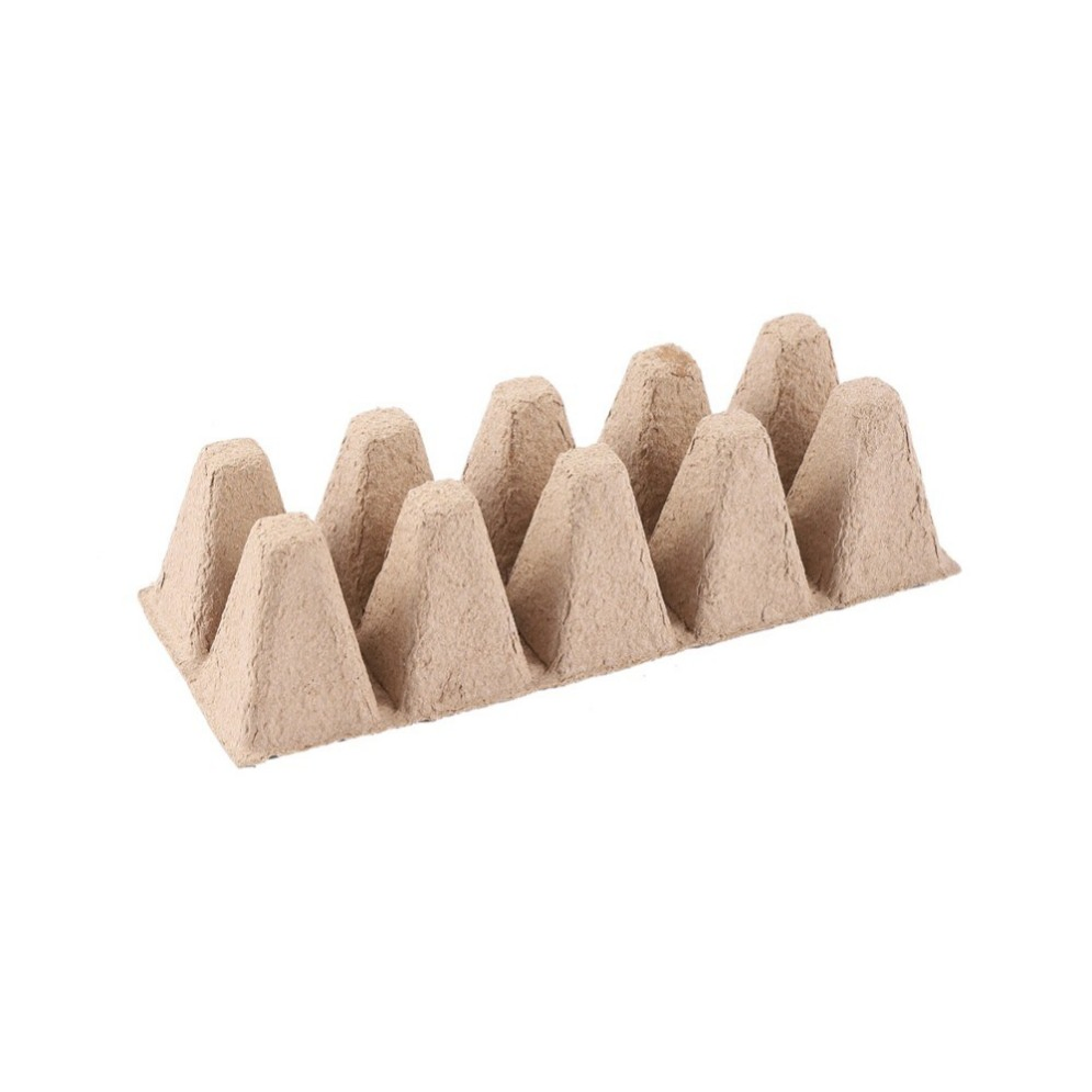 Seed Starter Tray Natural Paper Pulp Peat Germination Trays Seedling Pots for Seed Starting Pots Can Be Customized