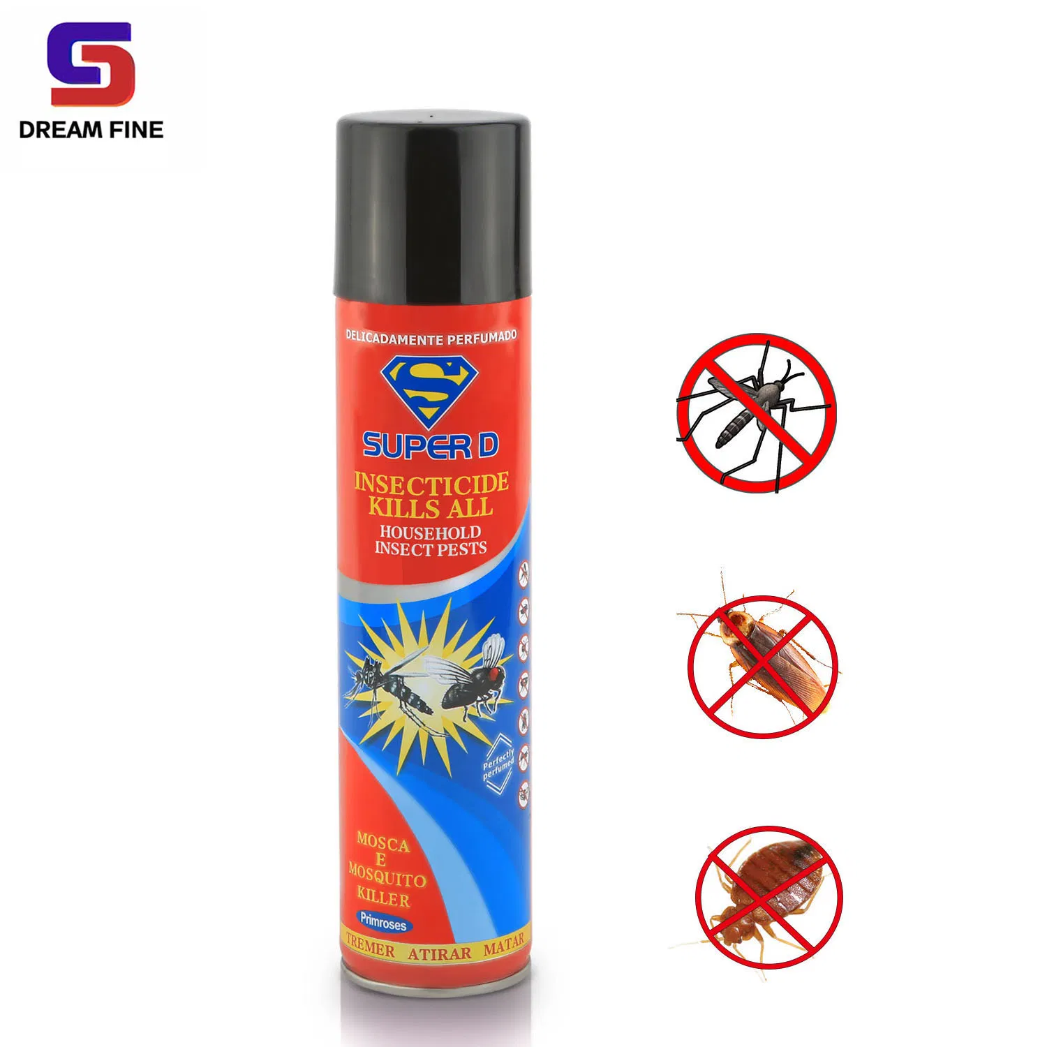 300/400/600/750ml OEM Mosquito Insect Anti Cockroach Bedbug Crawl Pest Control Aersol