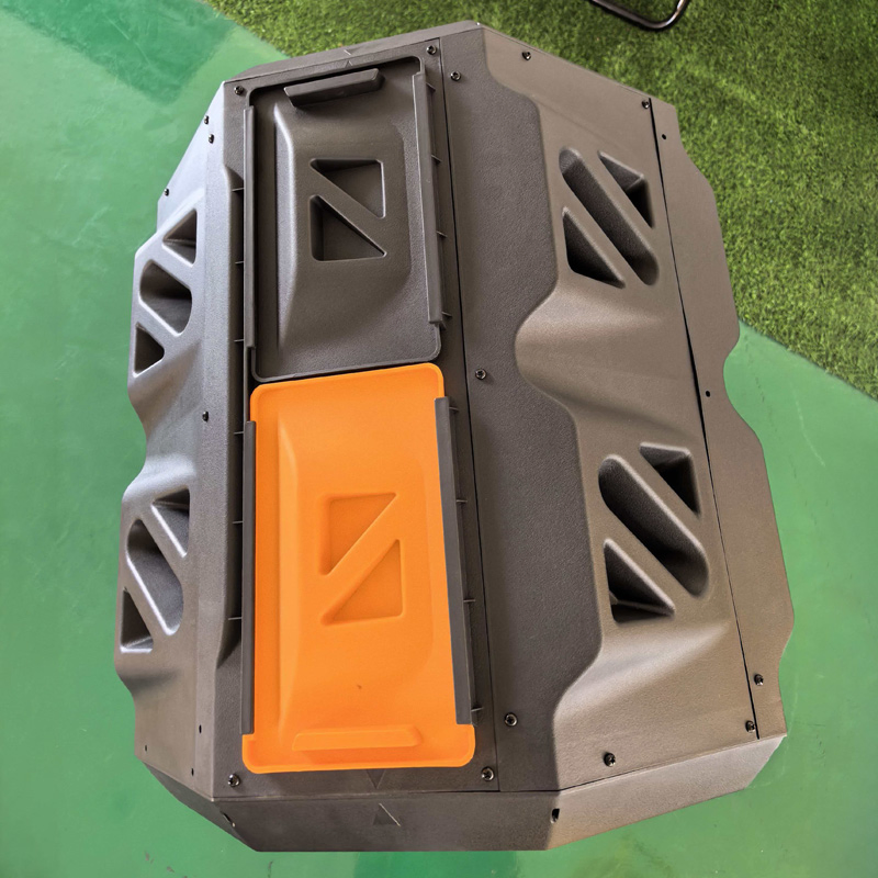 2026 New Design Large Square Weatherproof Garden Outdoor Wholesale Plastic Composting Bin for Kitchen Waste