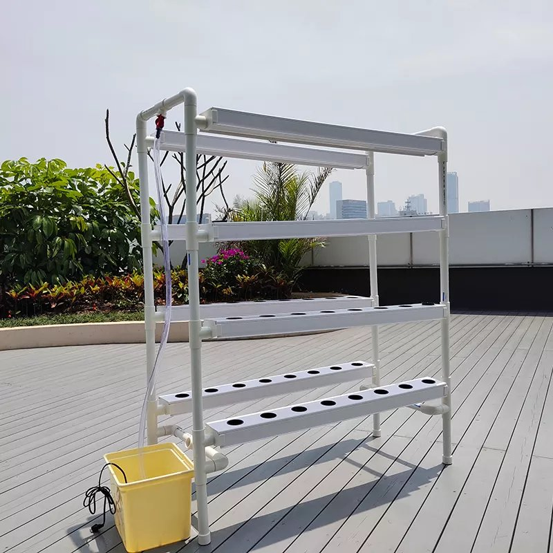 Nft Mini Garden PVC Hydroponics Growing System Kit for Home Use