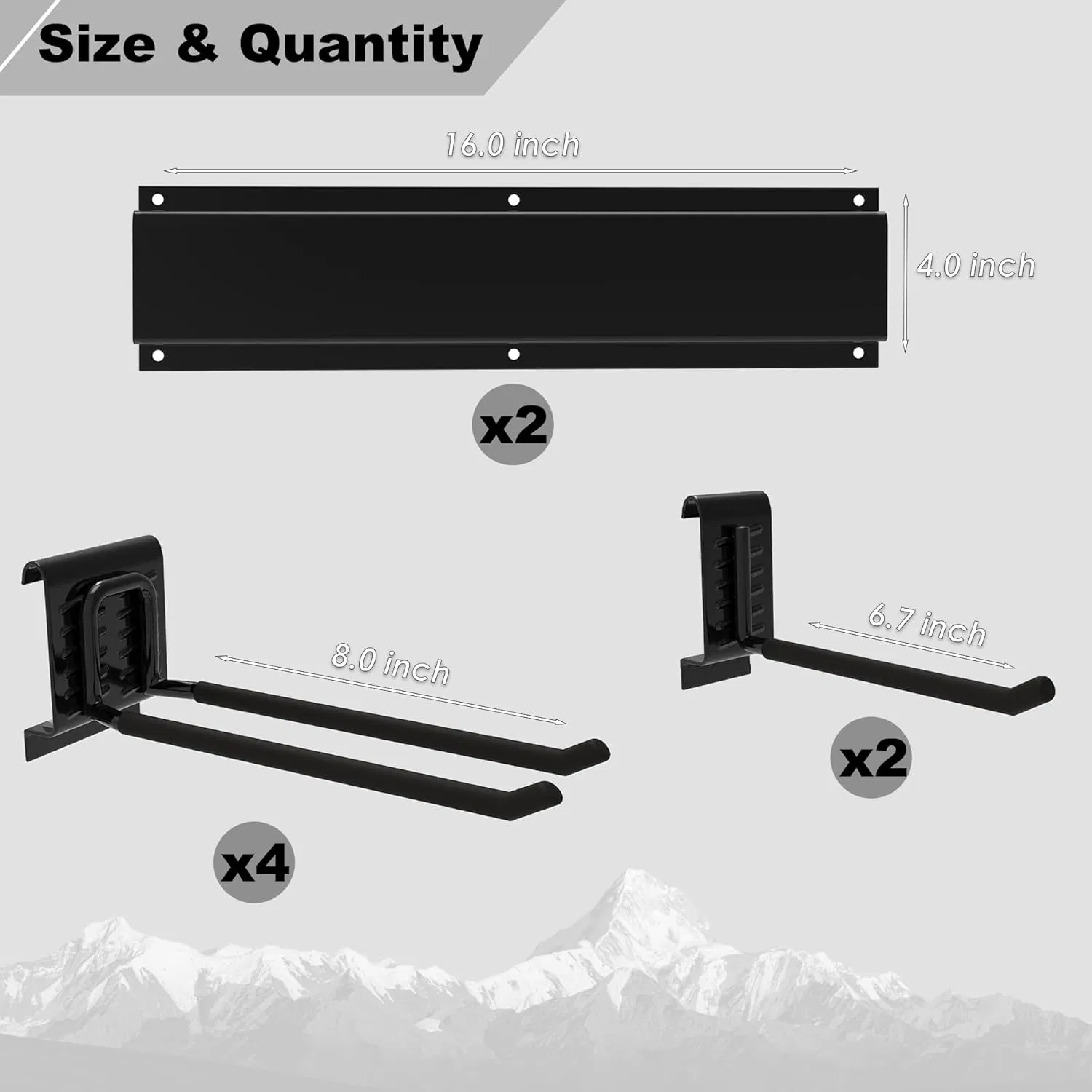 Adjustable Garden Tool Organizer for Garage Storage Organization Yard Shed Tool Organizer