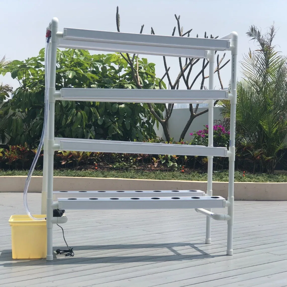 Nft Mini Garden PVC Hydroponics Growing System Kit for Home Use