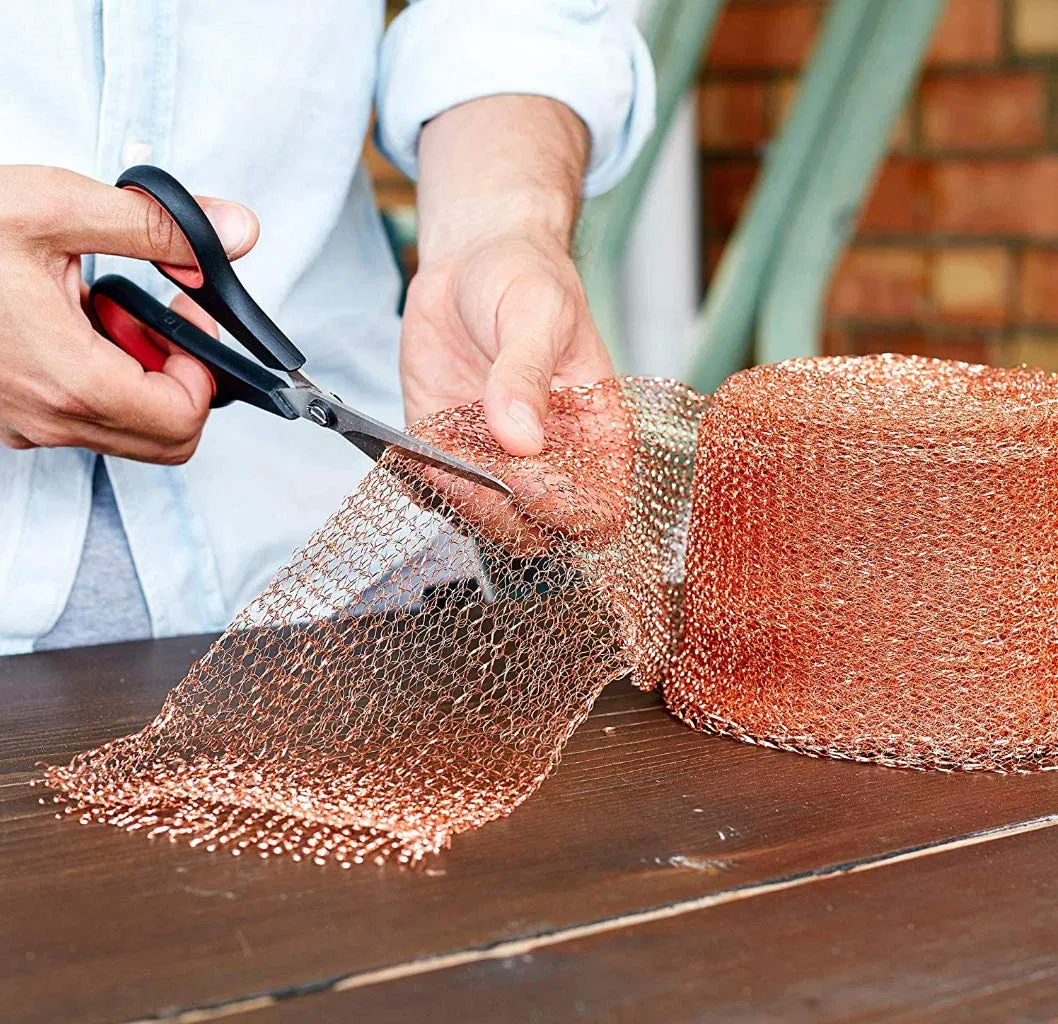 Knitted Copper Wire Mesh for Mouse Rodent Pest Control Fence