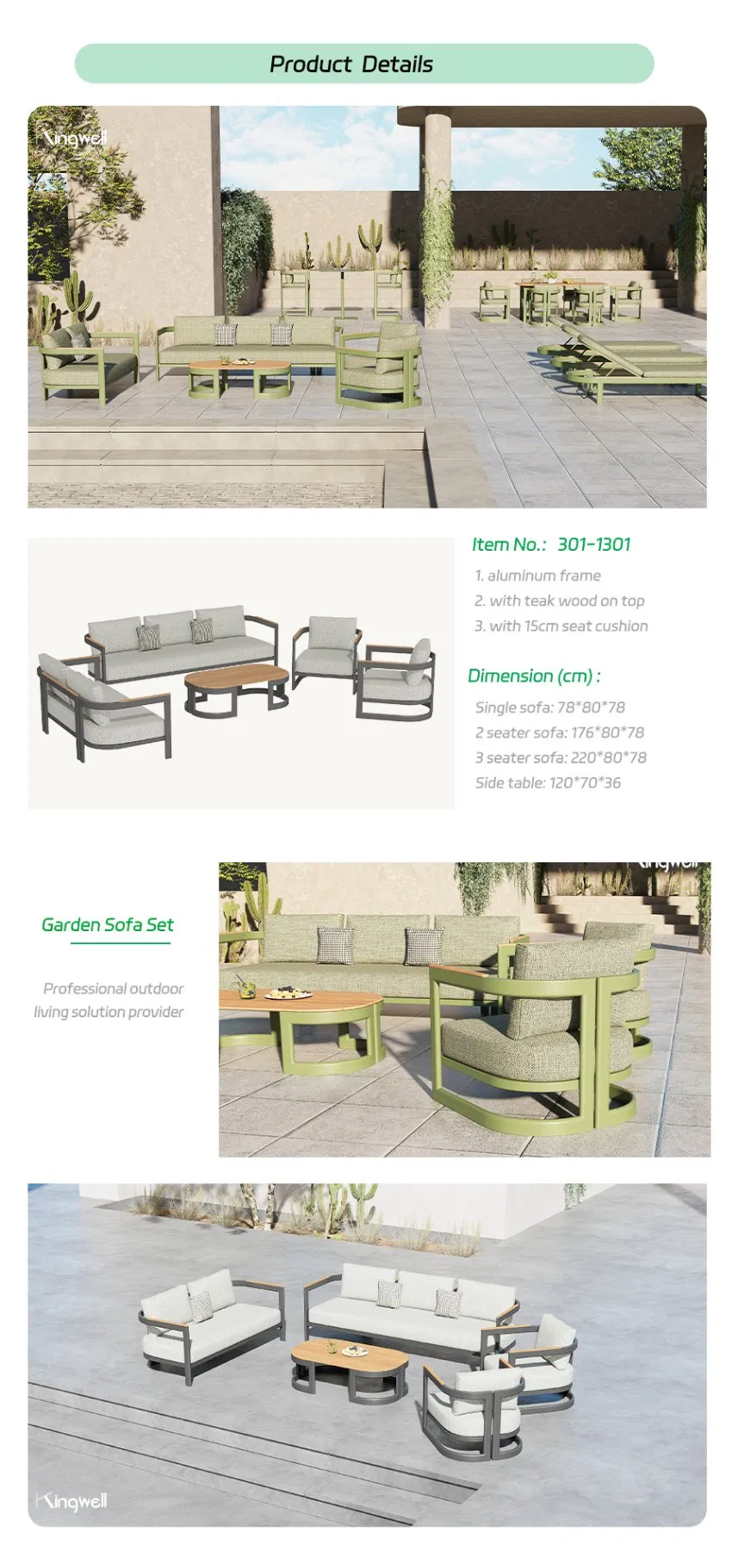 Outdoor Sofa Set
