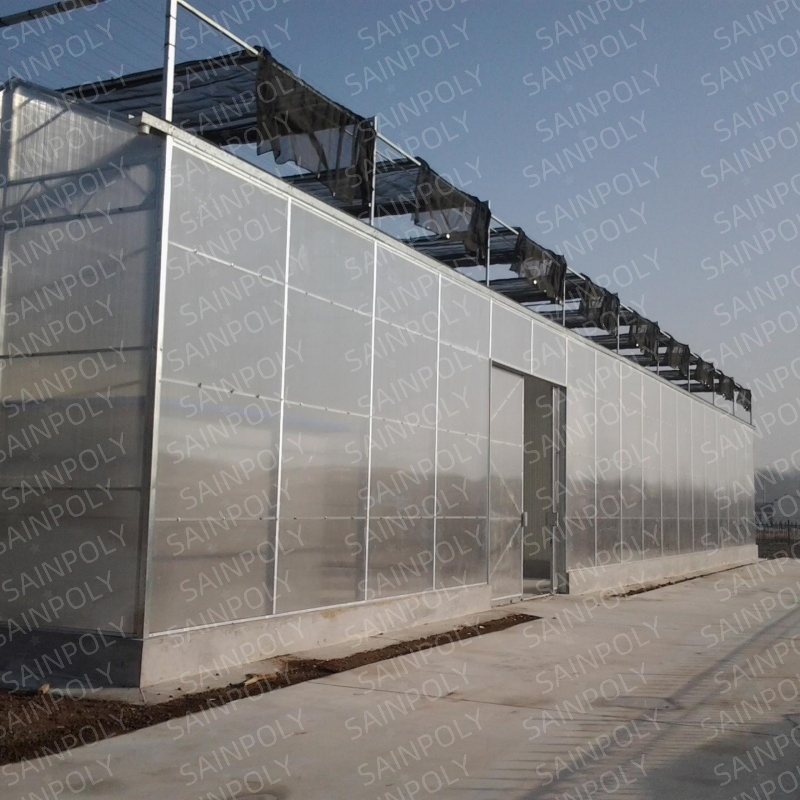 Greenhouse with Irrigation Systemmanufacturer Covered with Polycarbonate Sheet