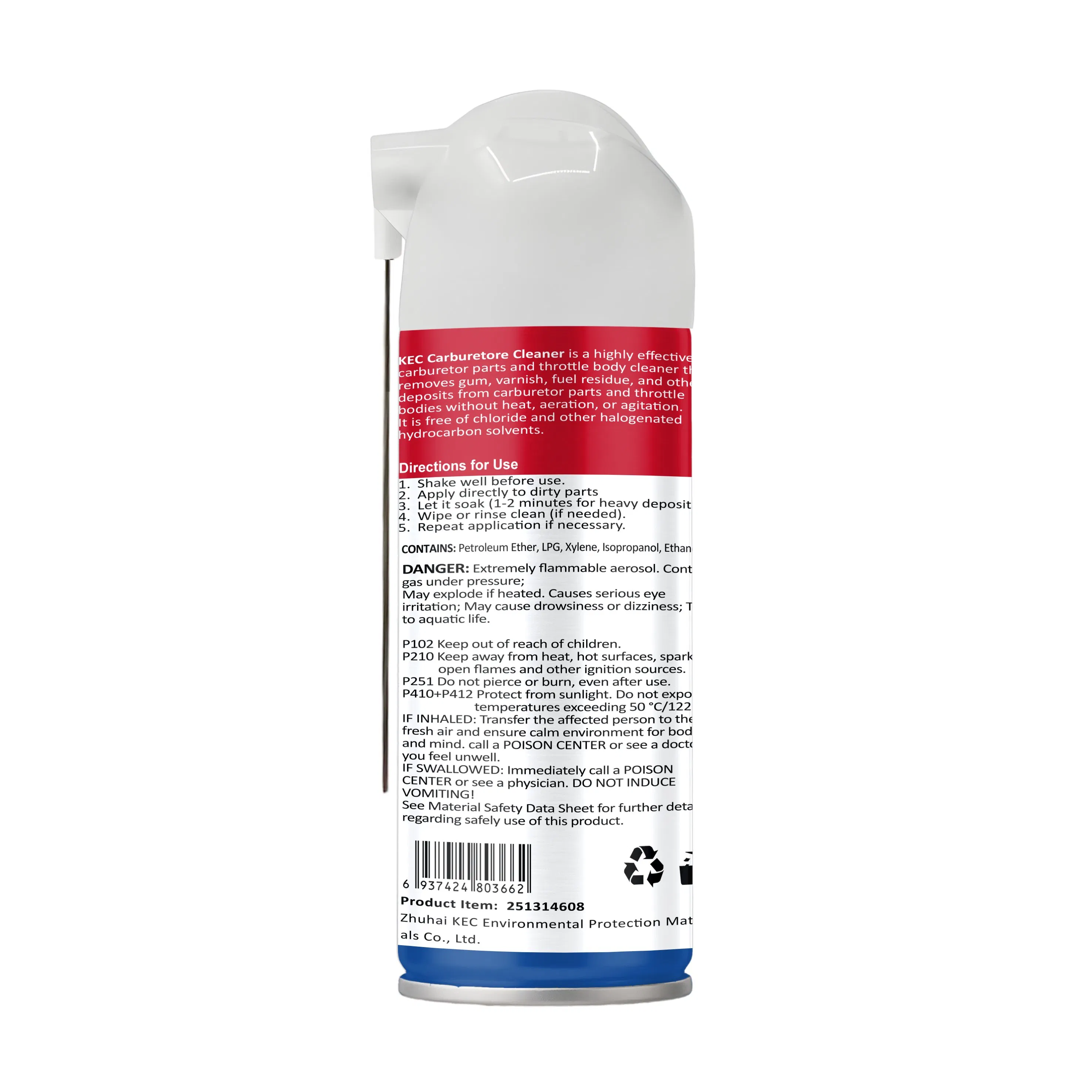 U Straw Car Care Cleaning Product Carburetor Cleaner for Optimal Performance