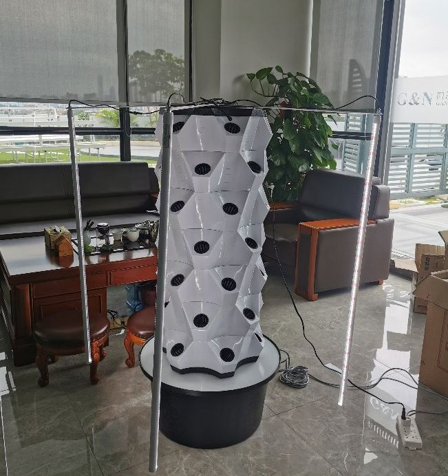 Aquaponics Tower System Garden Hydroponic Tower Gardening Kit