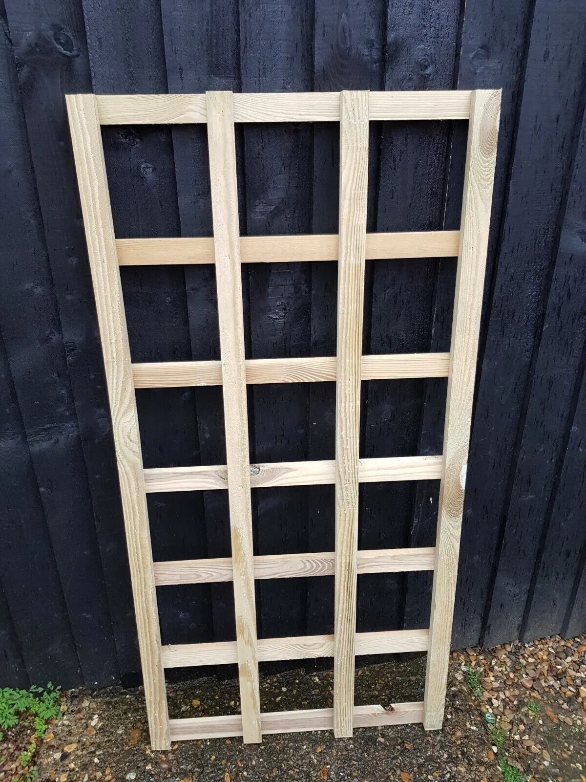 3 X Garden Trellis Heavy Duty Quality Timber Strong 4FT X 2FT Plant Support