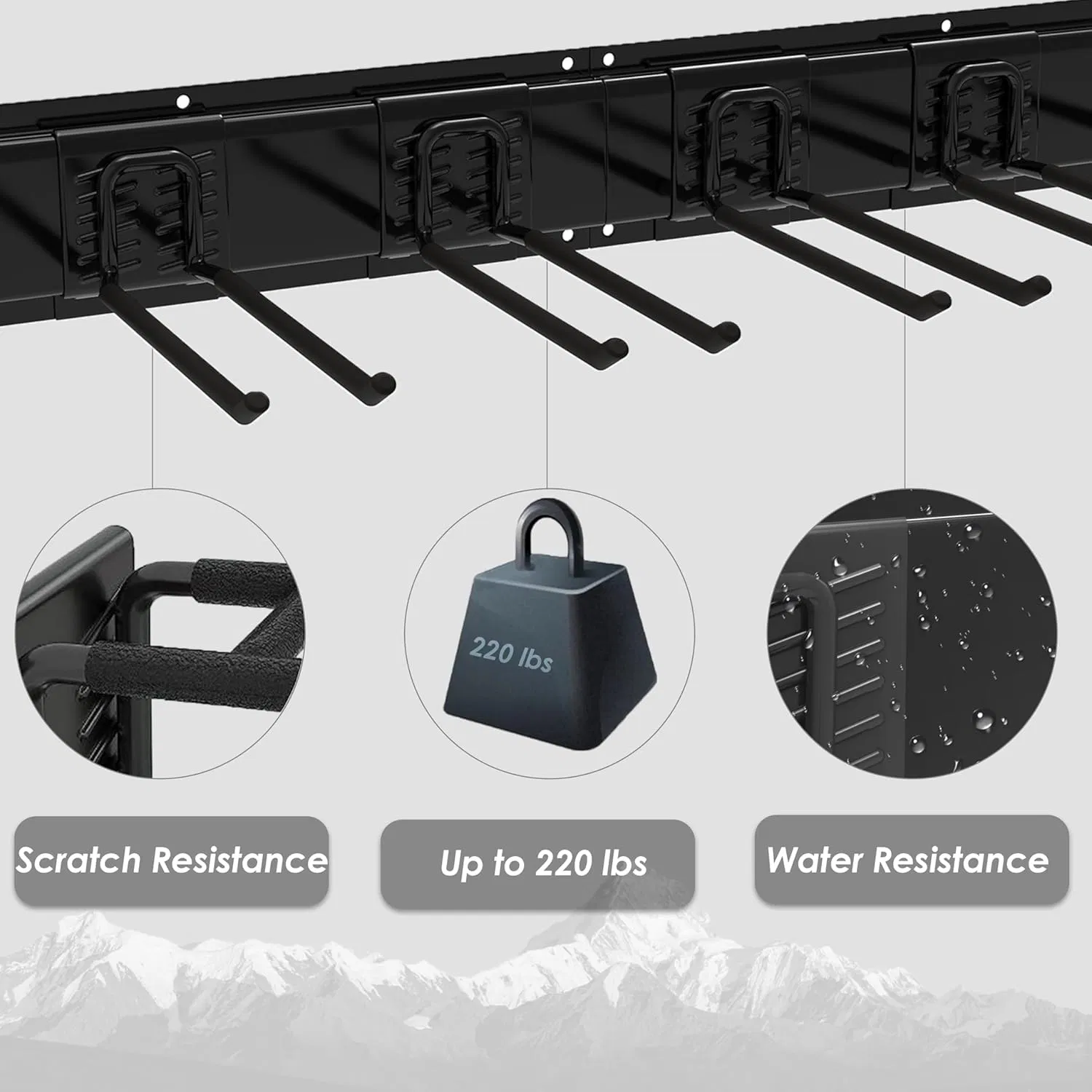 Adjustable Garden Tool Organizer for Garage Storage Organization Yard Shed Tool Organizer