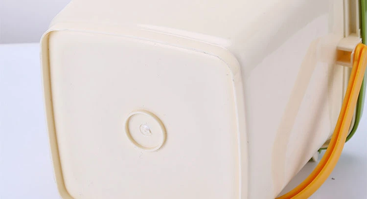 Small Domestic Handle Plastic Kitchen Food Composting Garden Waste Bin for Sale