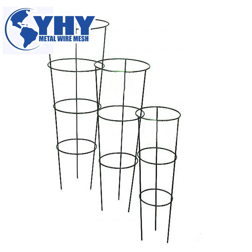 Metal Plant Supports for Flowers and Vegetables