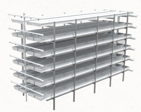 Indoor Vertical Hydroponics Horse Grass Growing Fodder Tray Plastic Microgreen Trough Barley Seed Starting Fodder Tray